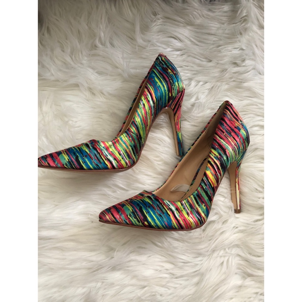 Prabal gurung Rainbow colorful heels ✨size 5.5